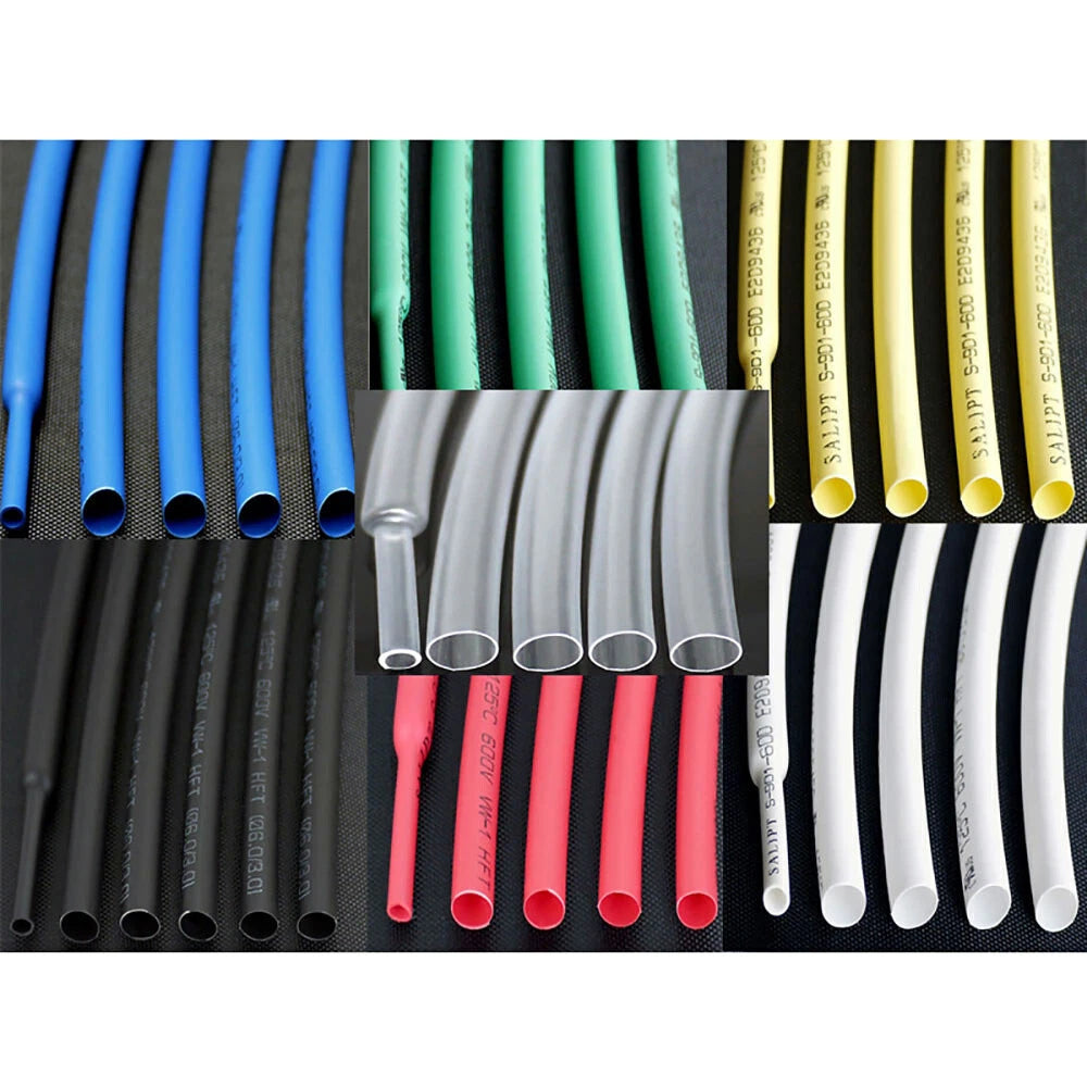 2mm Heat Shrink Tubing 2:1 – Electrical Wire Sleeving, 7 Colors, 1M–100M
