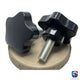 Plastic Star Knobs Clamping Bolts Thumb Screws Machine Handle Black M8 M10