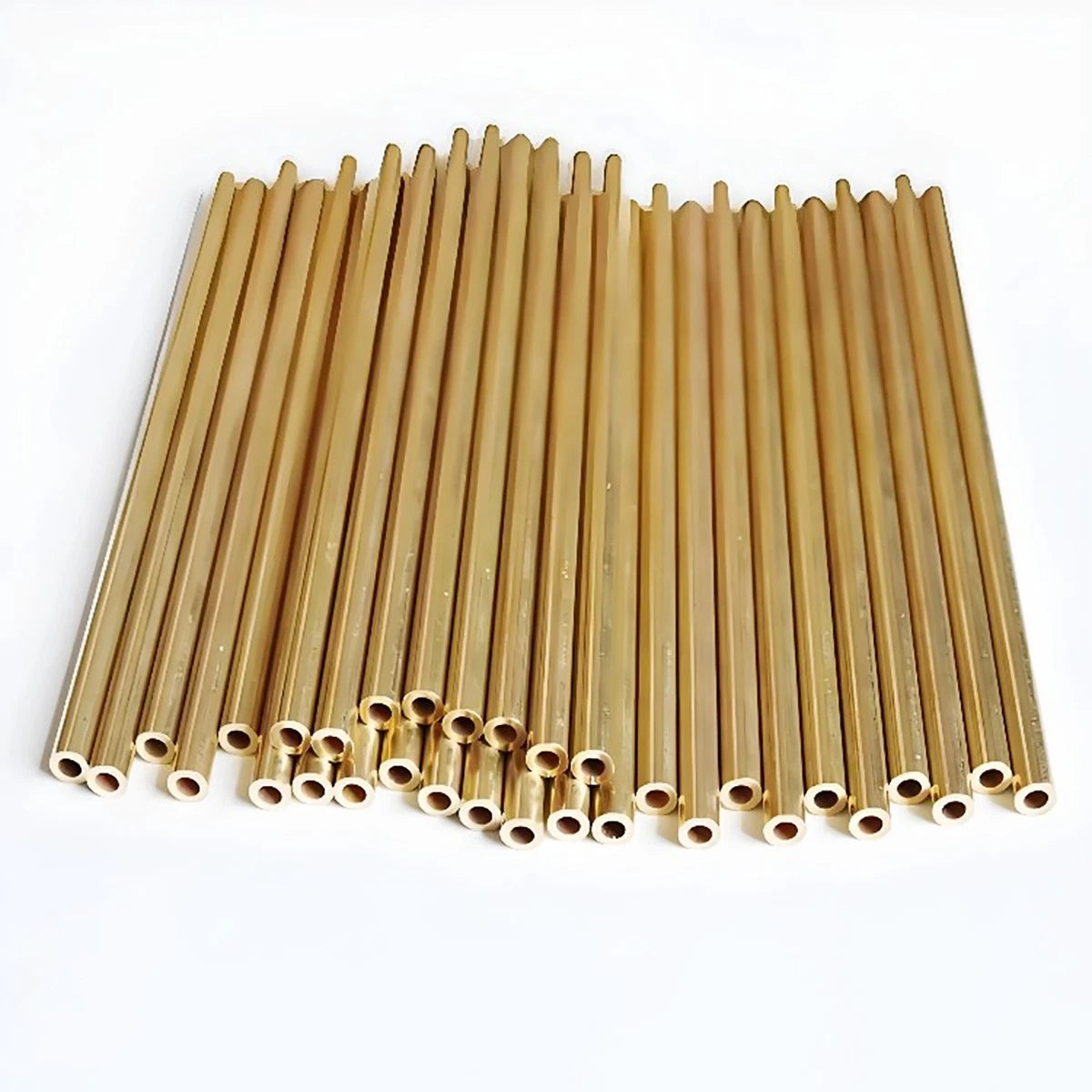 Brass Round Tube Pipe | OD 6–26mm | Wall 0.5–2mm | 200mm Length