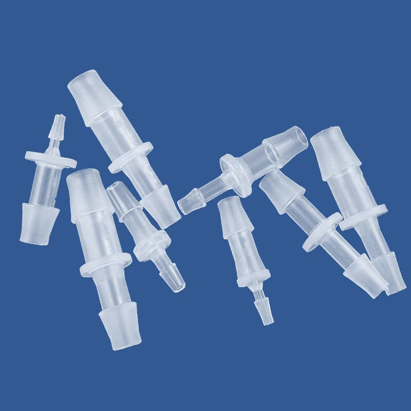 Plastic Reducing Straight Barbed Hose Joiner — Water, Air & Vacuum Line Connector