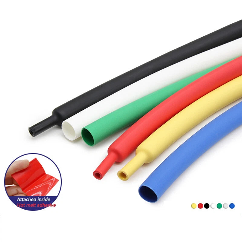 3:1 Heat Shrink Tubing with Adhesive Lining — Dual-Wall Electrical Sleeve