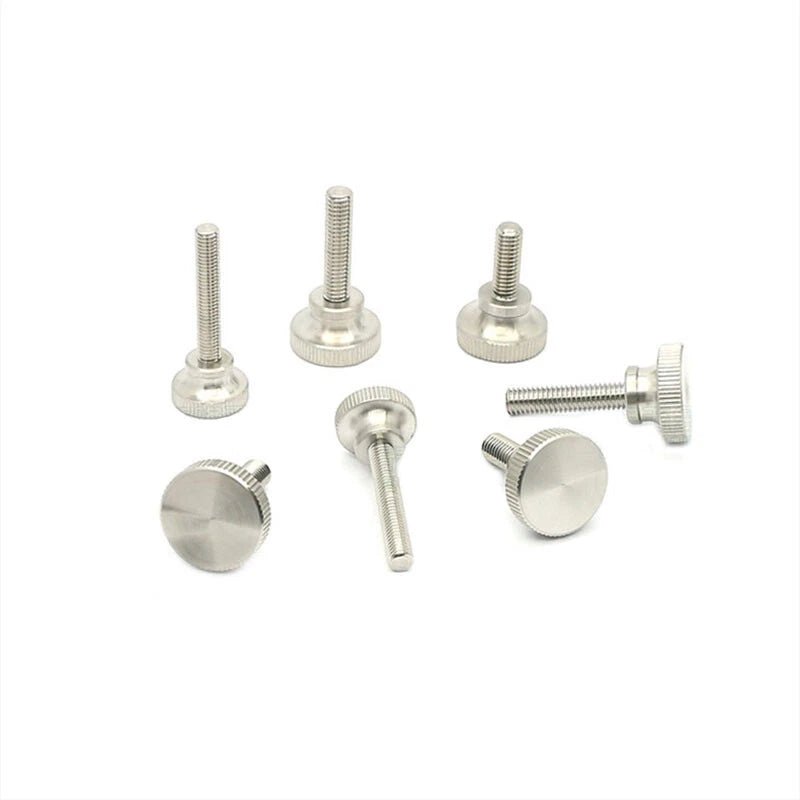 M2–M6 Stainless Steel High Head Knurled Thumb Screws – Hand Tighten Grip Adjustment Knobs - HomeDIYer
