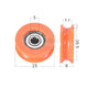 5mm M5 M6 U Groove Bearing Pulley Sliding Wheel Embedded Guiding Nylon 625
