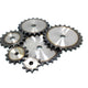 06B Chain Drive Flat Sprocket 30-42 Tooth Roller Chain Chain Links Pitch 9.525mm