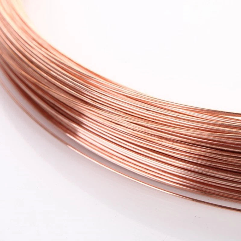 Purple Copper Wire Round Solid Bare Wire Diameter 0.2mm-1.7mm Wire/Cable/Brush