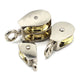 13mm - 48mm Steel Single/ Double Pulley Block Traction Wheel Swivel Lifting Rope