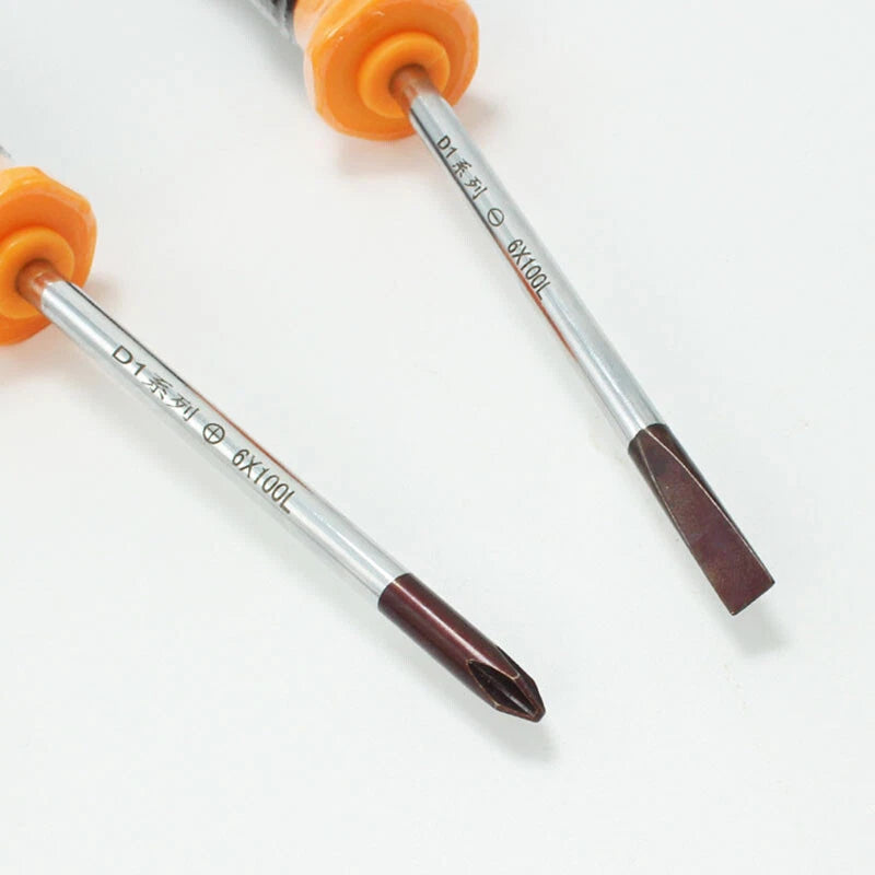 6mm Screwdriver Set Phillips Crosshead Slotted Flathead Non-Slip Precision Tool