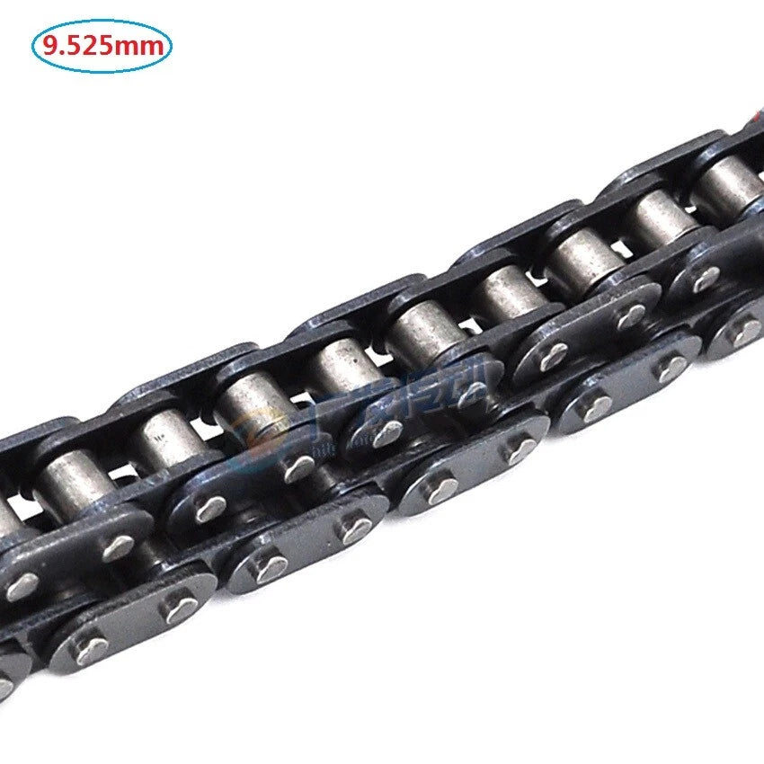 #35 Roller Drive Chain Pitch 3/8" 9.525mm Steel 06B-1/06C-1 Transmission Chain