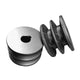 Iron Casting Double V-Groove Drive Pulley For A-Section V-Belt Pulley Ø 60-100mm