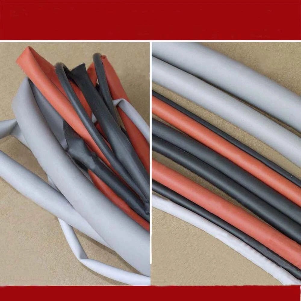 Silicone Rubber Heat Shrink Tubing — Φ0.8mm to Φ30mm, Flexible & Color - Coded - HomeDIYer