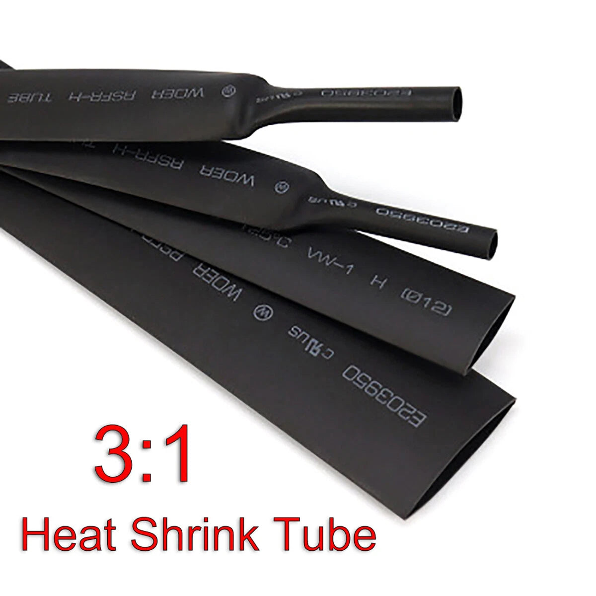 3:1 Adhesive Heat Shrink Tubing – Dual-Wall Glue Lined, Φ1.6mm to Φ160mm