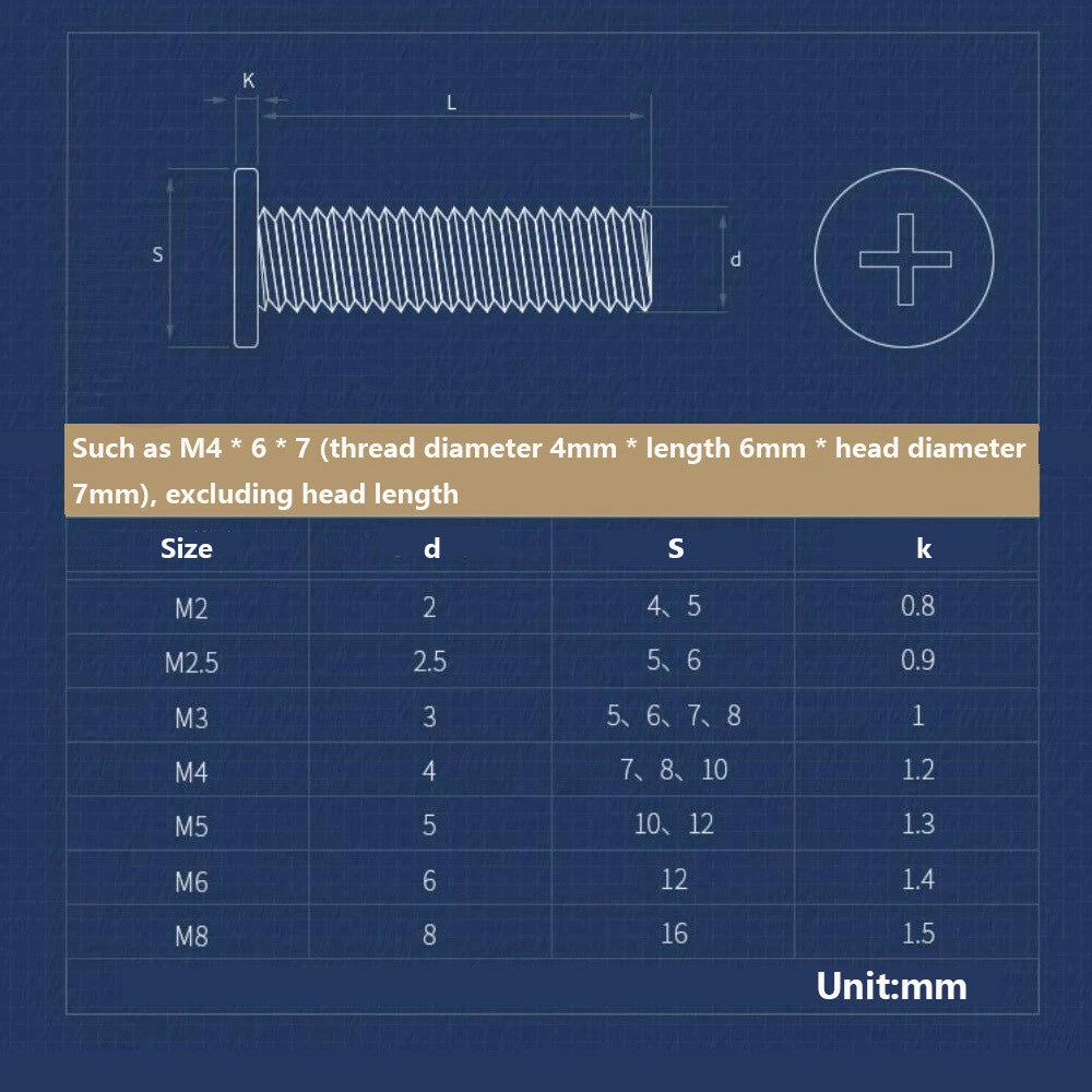 Ultra Thin Flat Wafer Head Machine Screws – M2 M2.5 M3 M4, Black Zinc or Nickel Plated, for Laptops & Electronics