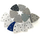 90mm Multi Tool Triangle Sanding Sheets Grinder 9 hole Sandpaper 300-3000 Grit