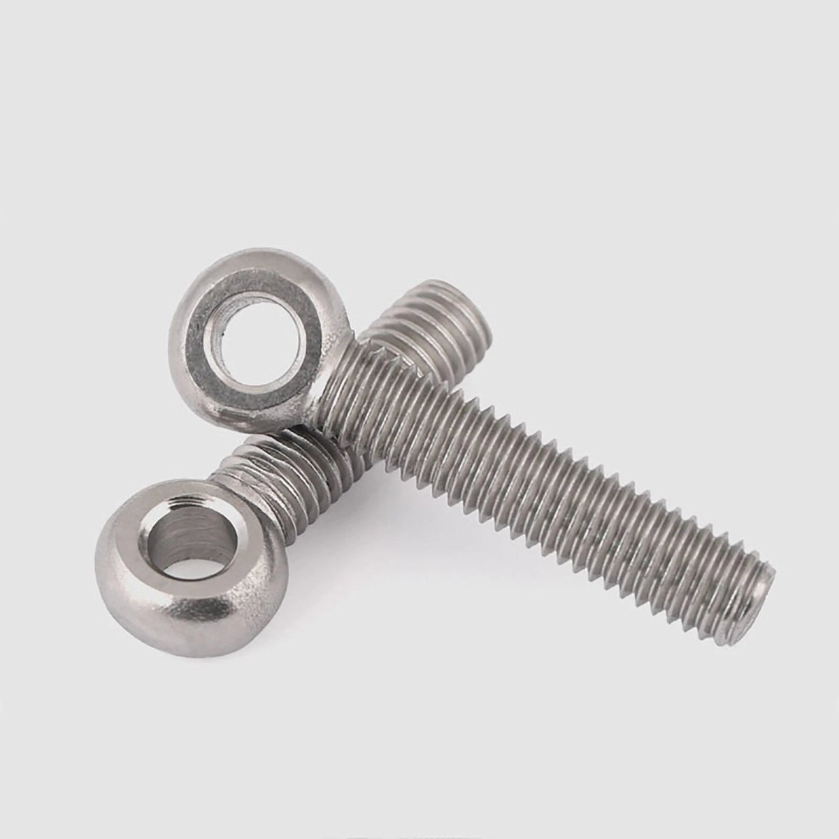304 Stainless Steel Forged Eye Bolts with Threaded Shank — M5 M6 M8 M10 M12 - HomeDIYer