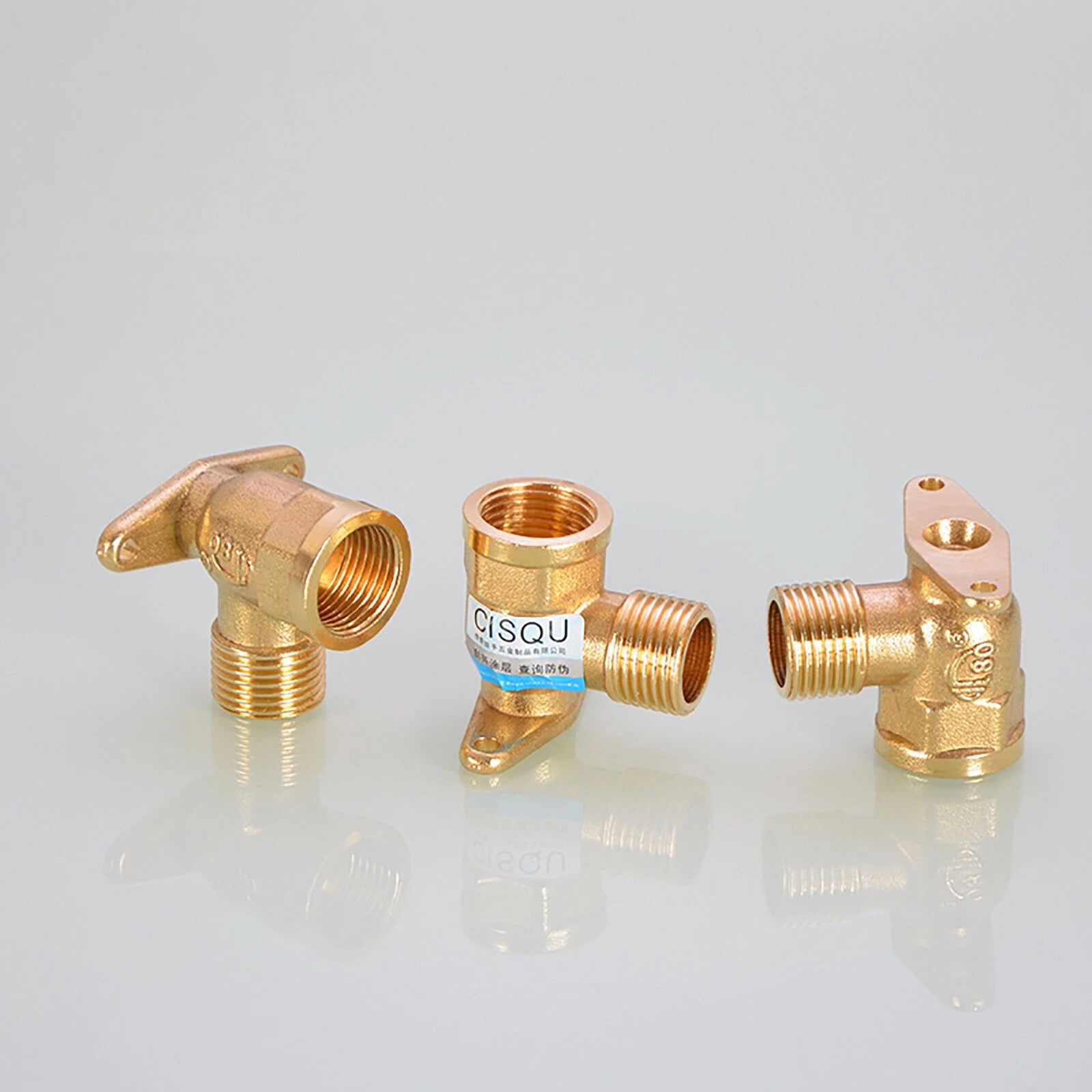 1/2" BSP Brass Wall Elbow Pipe Fitting | Female-Female & Female-Male Thread