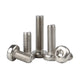 M6 M8 M10 A2 STAINLESS STEEL TORX PAN HEAD MACHINE SCREWS HEXOBULAR BOLTS