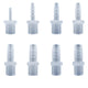 Plastic Barbed Hose Fitting with Male Thread — Straight Connector for Air, Fuel & Water