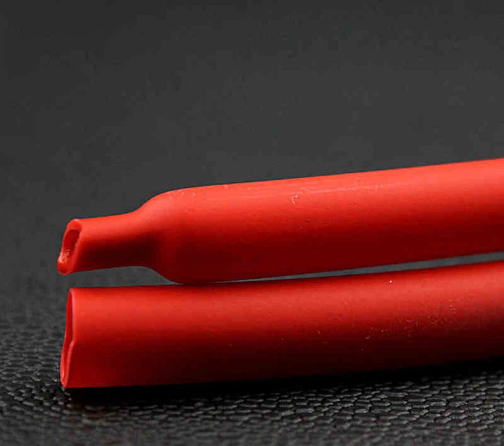 Red Heat Shrink Tubing 2:1 Ratio — Φ0.6mm to Φ80mm | Cable Sleeving Wire Wrap
