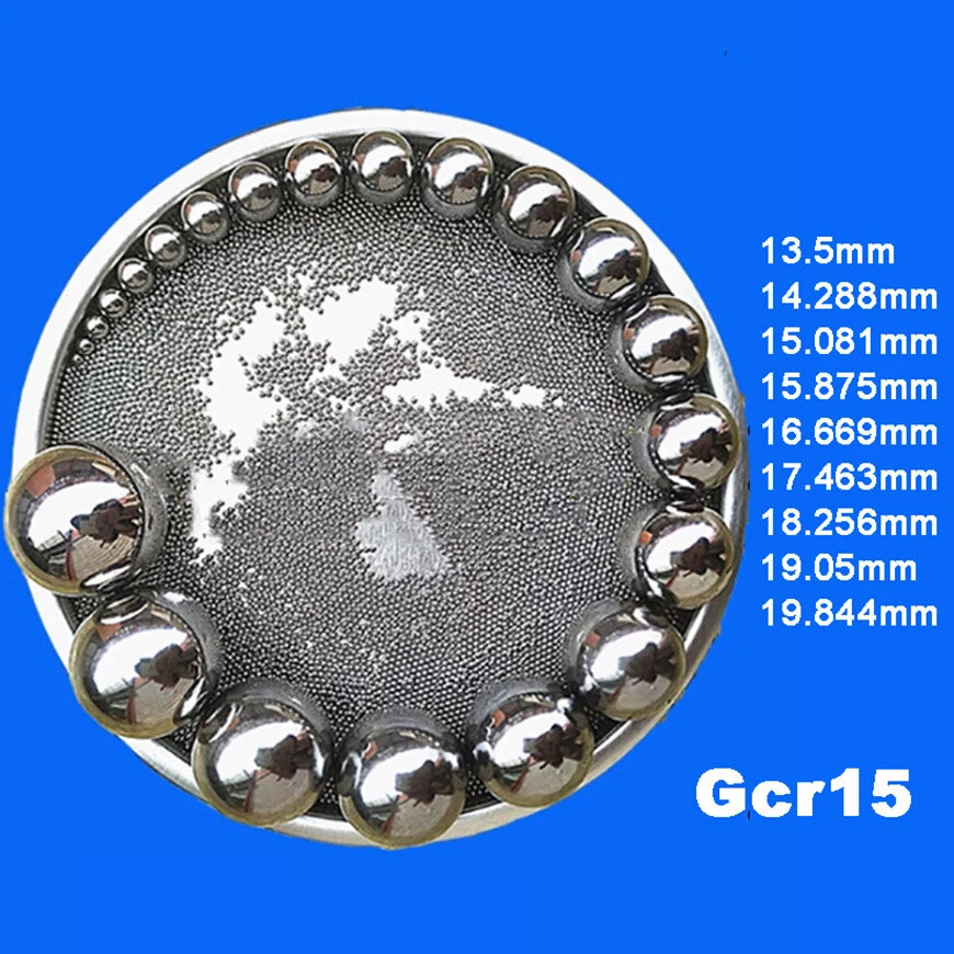 1KG Bicycle Gcr15 Steel Ball Bearing Replacement Bearings13.5 14.288 - 19.05mm