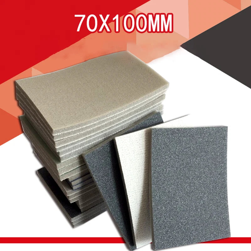 Fine Grit Flexible Wet & Dry Abrasive Sanding Foam Sponge Sand Pad Sandpaper