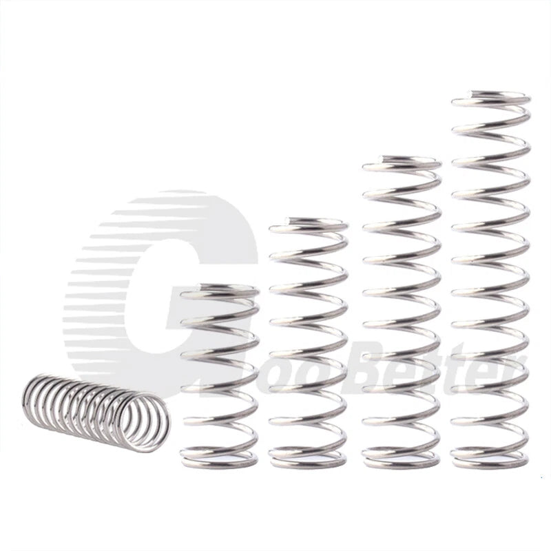 Compression Springs Steel wire 1.0mm small coil spring 15-305mm Stainless Steel
