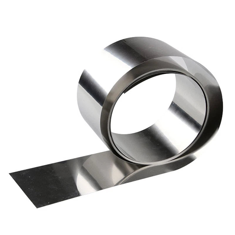 301 Stainless Steel Sheet Plate Strip Foil Sheet 300mm*1000mm Thick:0.05-0.4mm