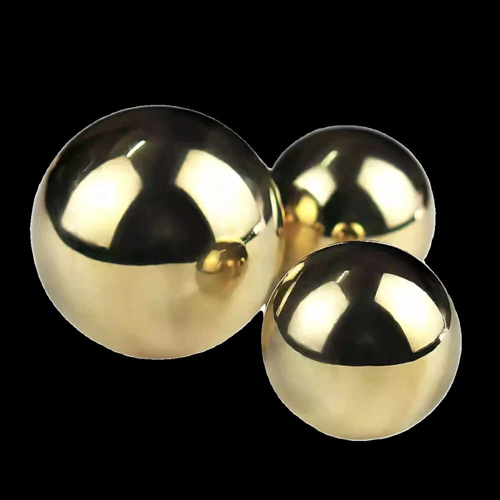 H62 Brass Solid Balls Bearings Balls Industrial Precision Dia 1mm-60mm All Sizes