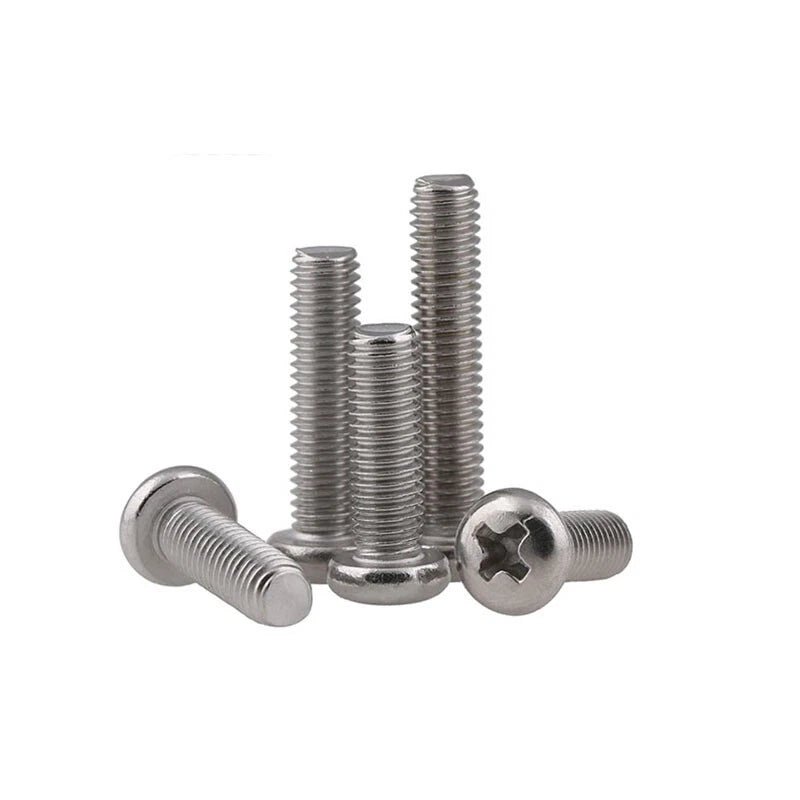 M2 M2.5 M3 Phillips Pan Head Screws – 316 Stainless Steel Marine Grade, Fully Threaded