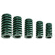 Green Heavy Load Duty Compression Die Spring 8-40mm Outer Dia & Up To 300mm Long