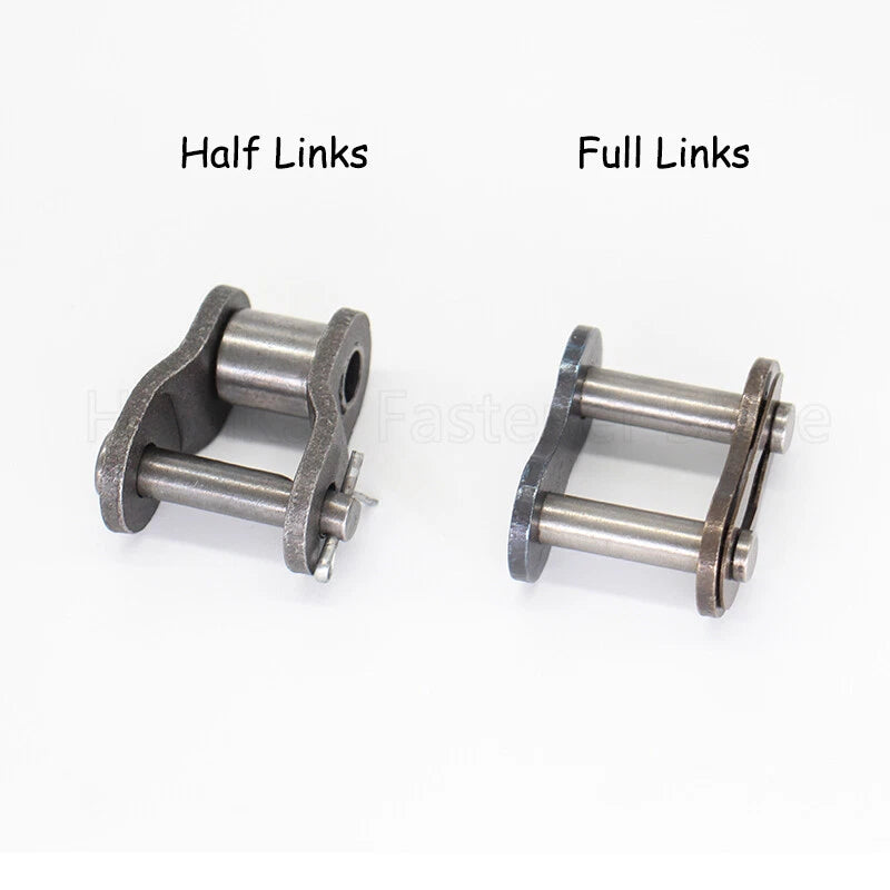 Roller Chain Links 04C 05B 06B 06C 08A 08B 10A 10B - 32A #25 #35 #40 #50 - #160