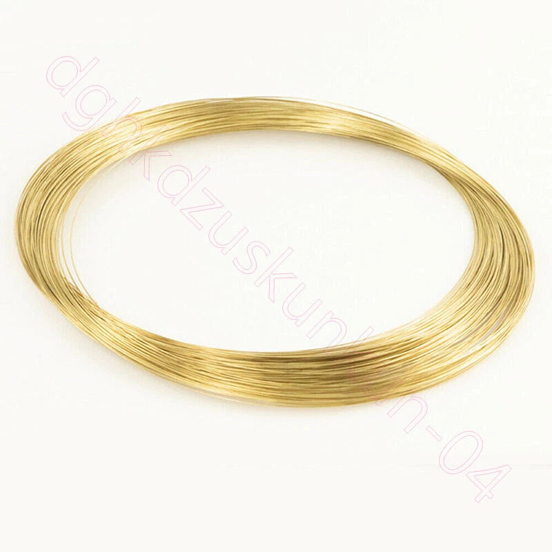 H62 Bare Brass Wire Brass Thin Wire Round Bar Diameter Φ0.3/ 0.5/0.8/1mm~Φ3mm