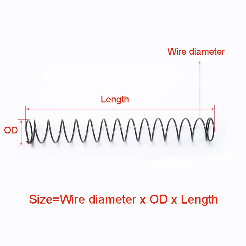 Small Compression Springs Ballpoint Pen Spring 0.4mm Wire Dia 18 20 25 30mm Long