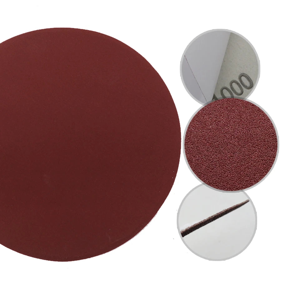 5" 6" Self Adhesive Sanding Discs 60-1200 Grit – Aluminium Oxide PSA Sandpaper for Car & Wood