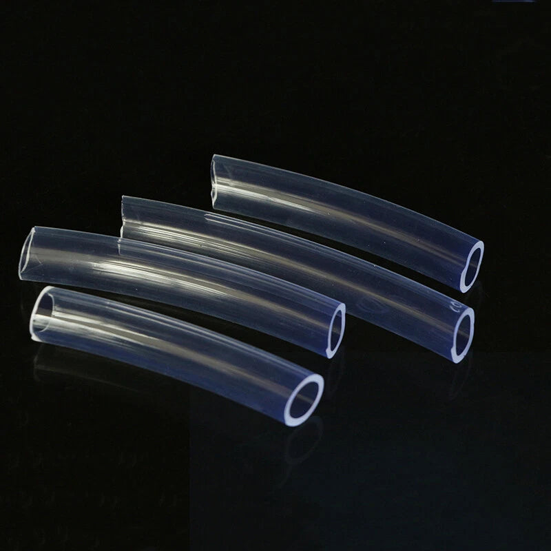 Clear PVC Flexible Tubing — 2mm to 13mm ID, Food-Grade Hose for Aquarium, Pond & Home Water Lines