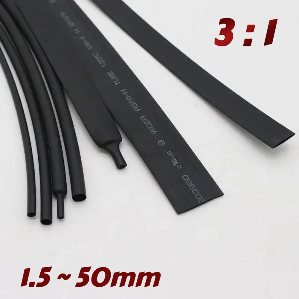 3:1 Ratio Heat Shrink Tubing – Standard & Glue Lined | φ1.5mm–φ50mm