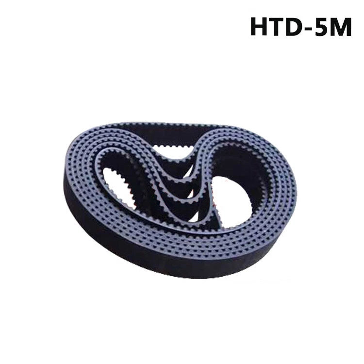 HTD 5M Closed Loop Rubber Timing Belt for CNC Machines — 10mm / 15mm / 20mm Wide