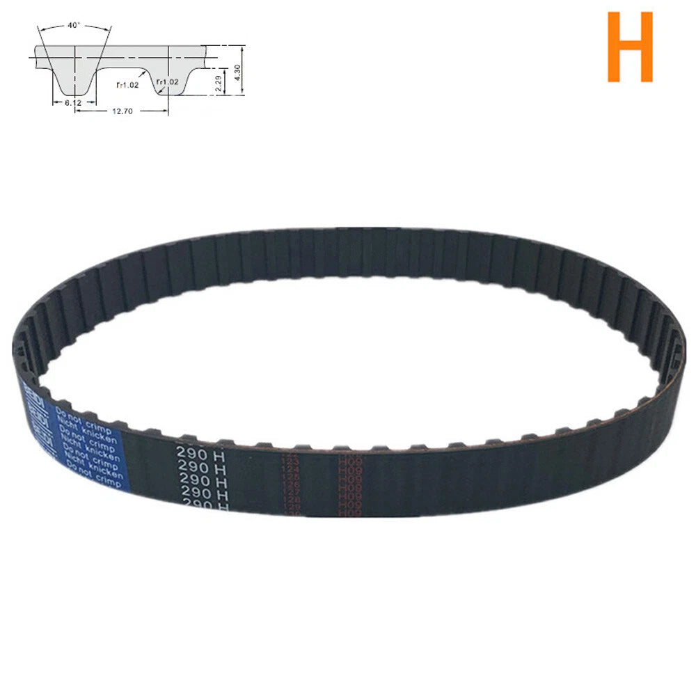 H-Type Timing Belt 12.7mm Pitch — Closed Loop Rubber Synchronous Belt (20mm & 25mm Wide)