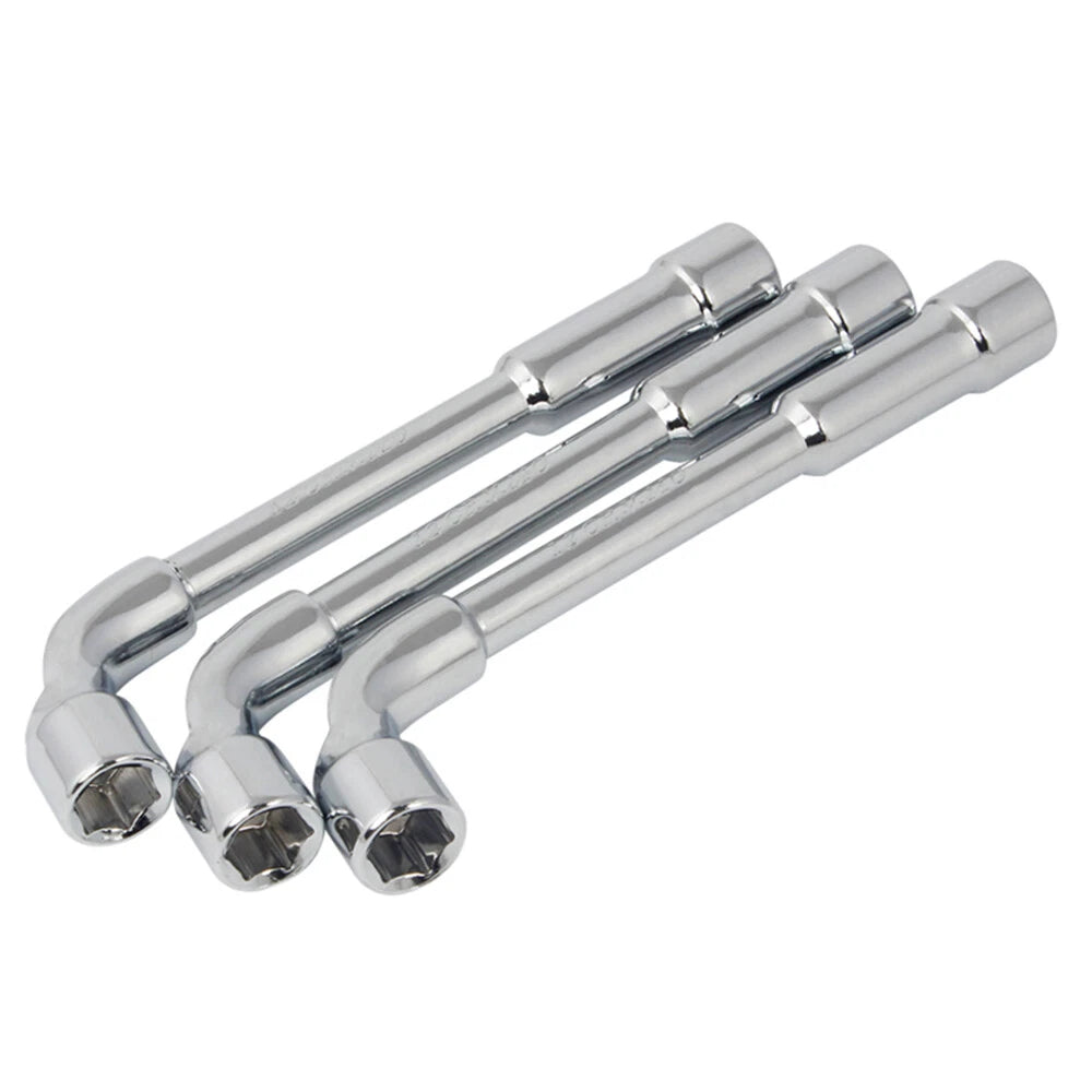 1Pcs 6-27mm Metric Angled Head Socket Wrench L Shaped Double Ended Spanner