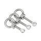304 Stainless Steel Forged Eye Bolts with Eye Nut — M10 to M24, Multiple Lengths