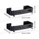 Wall Mounted  Shower Shelf Caddy Adhesive No Drilling Bathroom Shower Storage