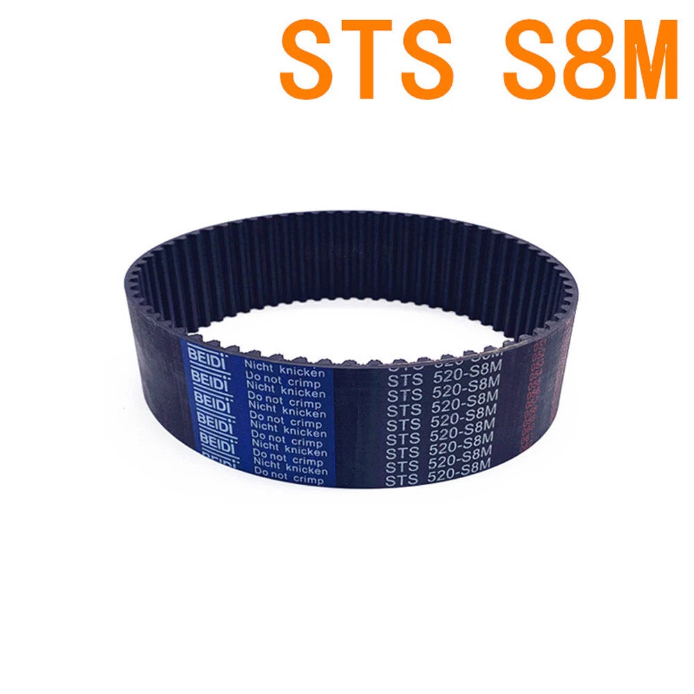 S8M Timing Belt 25mm Wide – 8mm Pitch Closed Loop Rubber Synchronous Belt for CNC & Industrial Drives