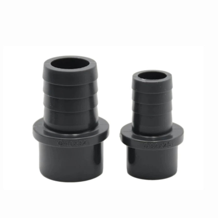 Hosetail Connector Barbed Connecting Pond Pool Hose Pipe Adhesive Fitting 8~63mm