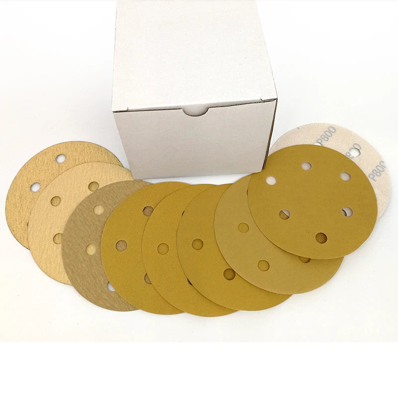125mm Sanding Discs Sandpaper Sheets Electric Orbital Sander Pads for Wood/Metal