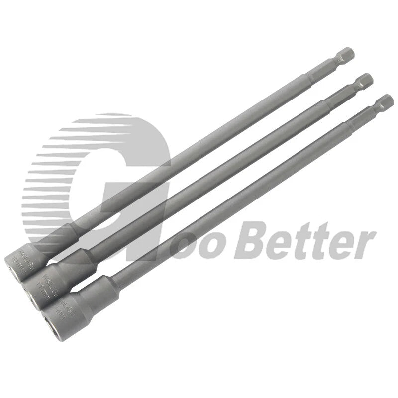 Magnetic 200mm Extended Hexagonal Socket Wrench Hexagonal Bit Dia 5.5-19mm
