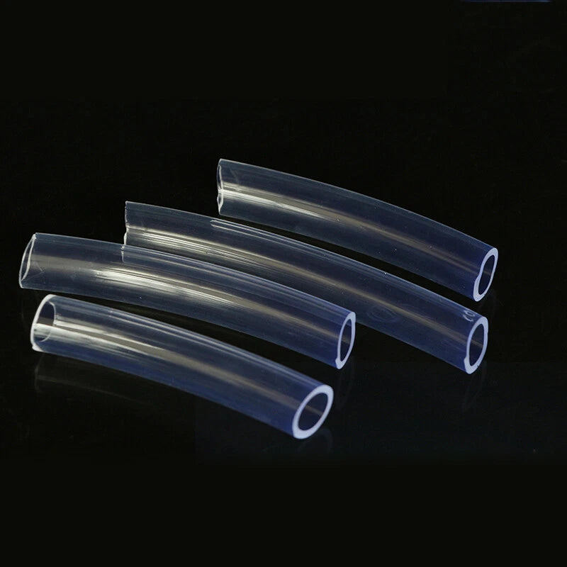 PVC Clear Flexible Tubing — Plastic Hose Pipe for Water, Fuel, Air & Aquarium