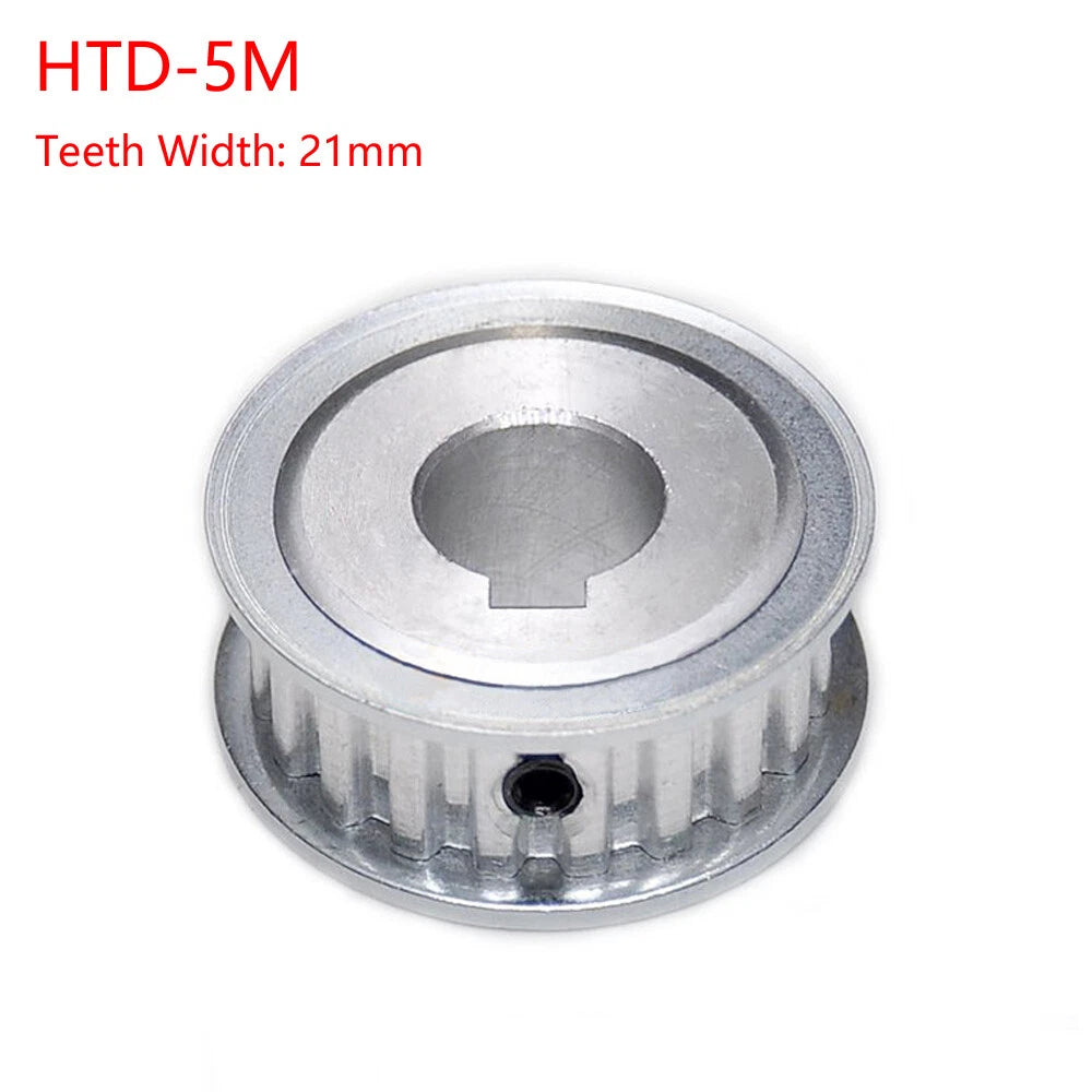 HTD-5M 80-120Teeth Timing Belt Pulleys Pitch 5mm AF-type With Keyway Width 21mm