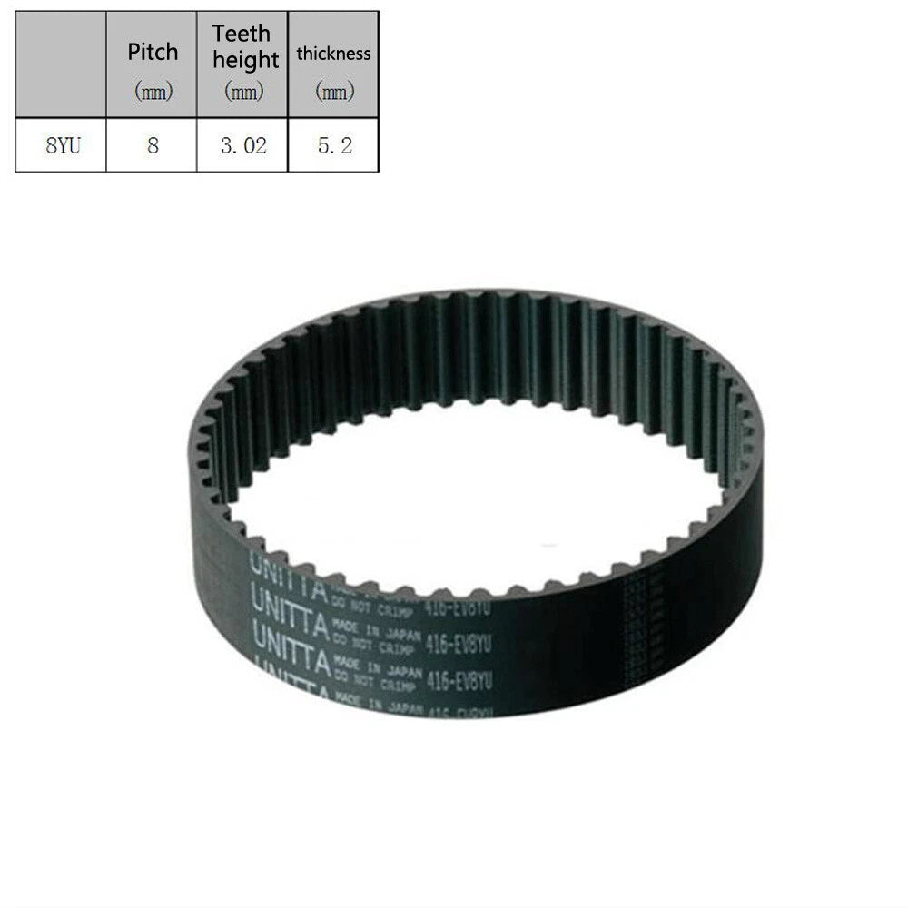 8YU Timing Belt 8mm Pitch 40mm Wide — Rubber Closed Loop CNC Synchronous Drive Belt