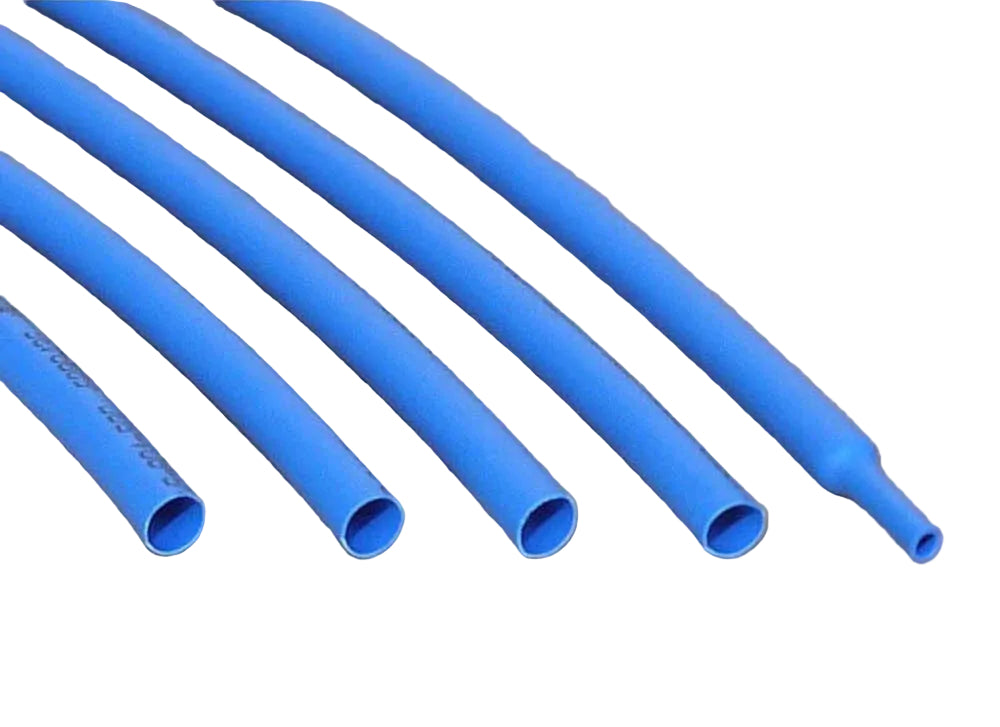 Blue 2:1 Heat Shrink Tubing — Φ0.6mm to Φ80mm, 1M to 25M