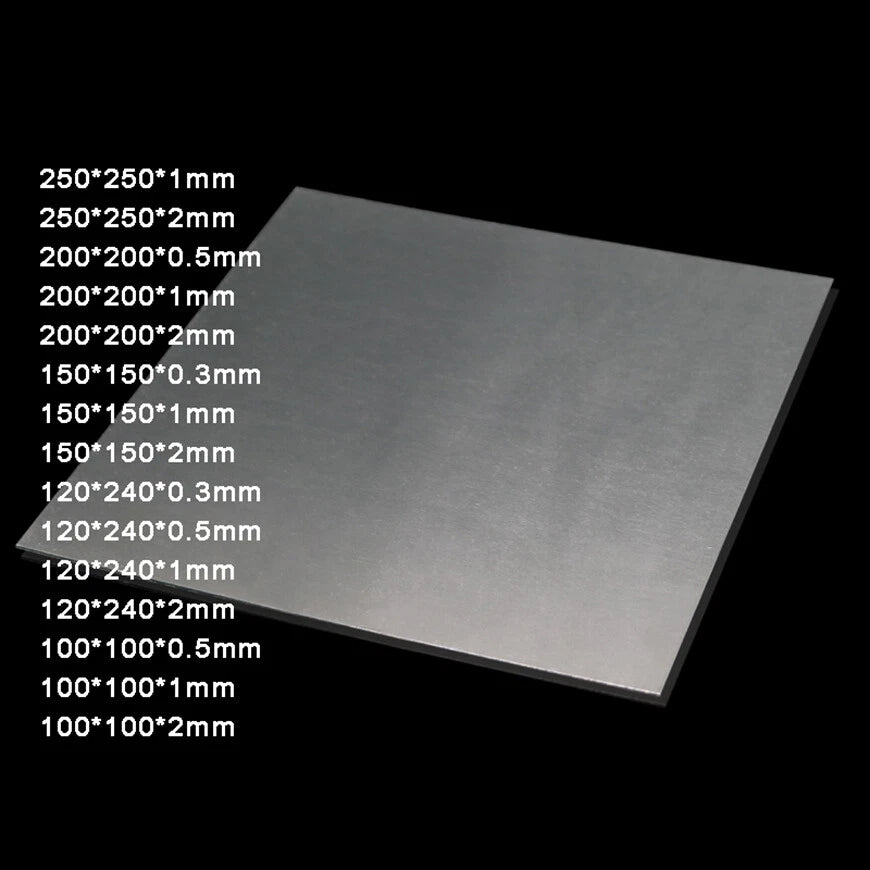 Thin Sheet Aluminium Sheet Plate Metal Panel Pure Aluminum Sheet 0.3/0.5/1/2mm