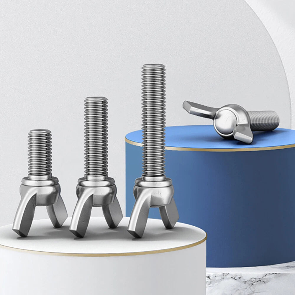 316/201 Stainless Steel High Strength Wing Bolts Butterfly Wing Screws M4 - M10
